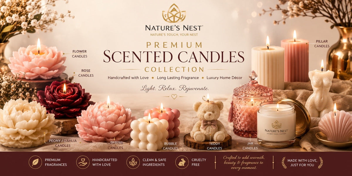 Handcrafted candles